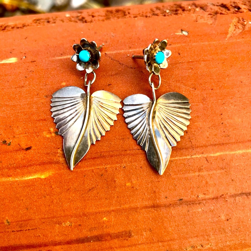 ‼️SOLD‼️Native Handcrafted Sterling Earrings
